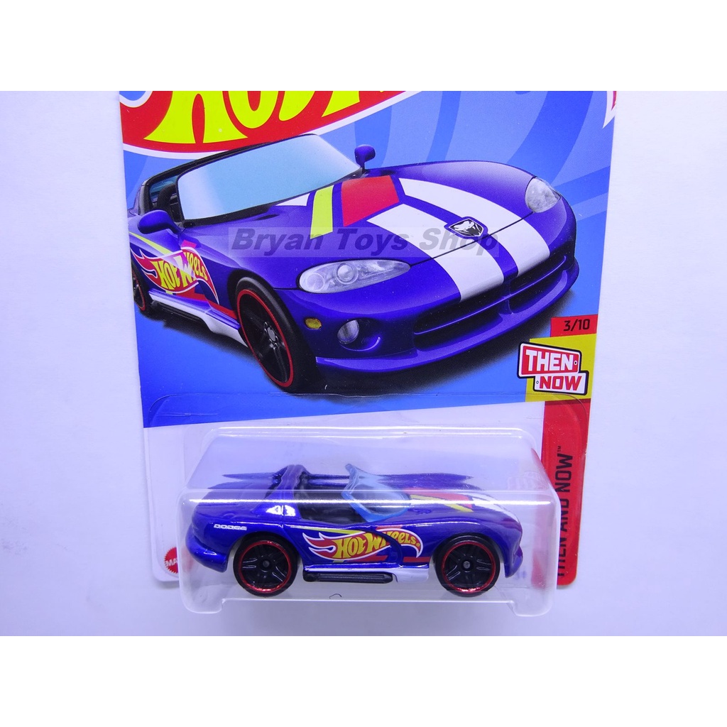 Hot Wheels Dodge Viper RT 10 Biru Tampo Hot Wheels