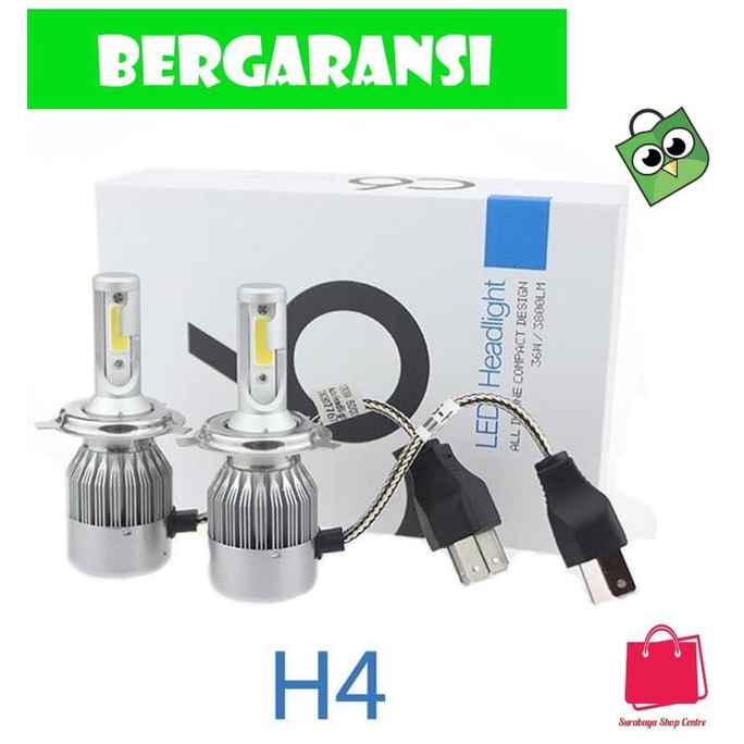 Lampu Mobil LED C6 H4 COB 2 PCS