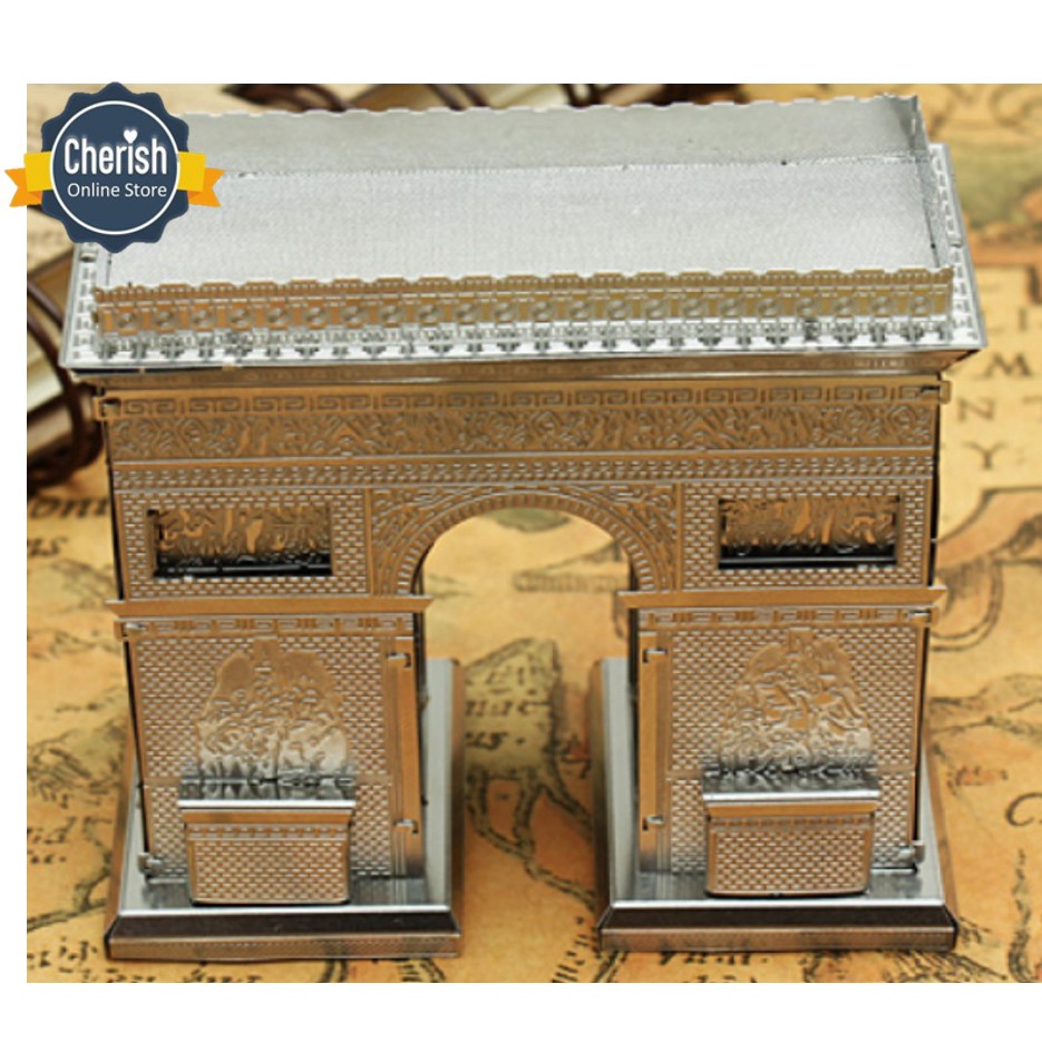 3d Nano Metal Puzzle Bangunan Bersejarah TRIUMPHAL ARCH MB-056