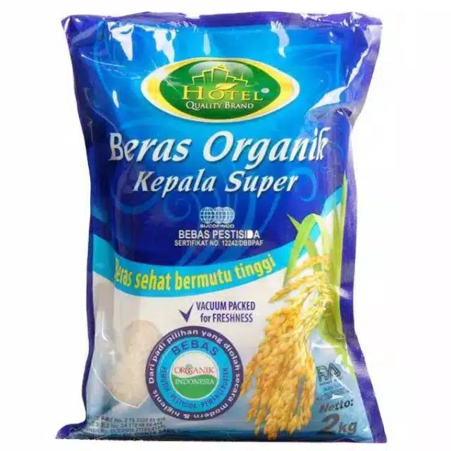 

Beras Organik Slyp Hotel 2 KG ~ Kepala Super