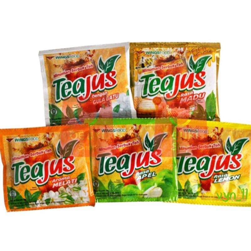 Jual Tea Jus Minuman Serbuk Instant Kemasan Renceng All Variant Shopee Indonesia 8611