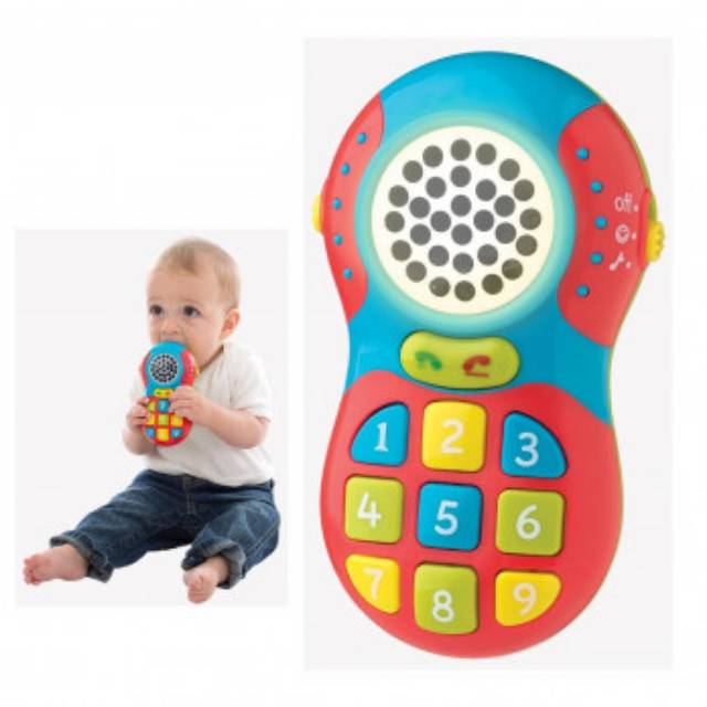 Playgro Dial-A-Friend Phone - Mainan Bayi