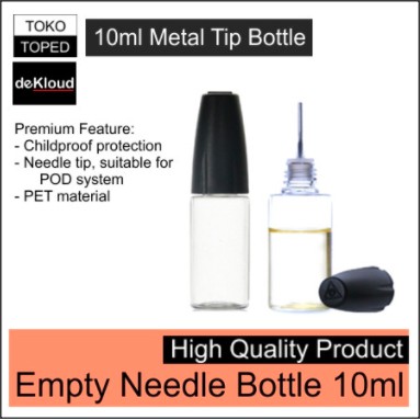 Emptyx Childproof Needle Dropper 10ml Bottle | Botol kosong jarum tip