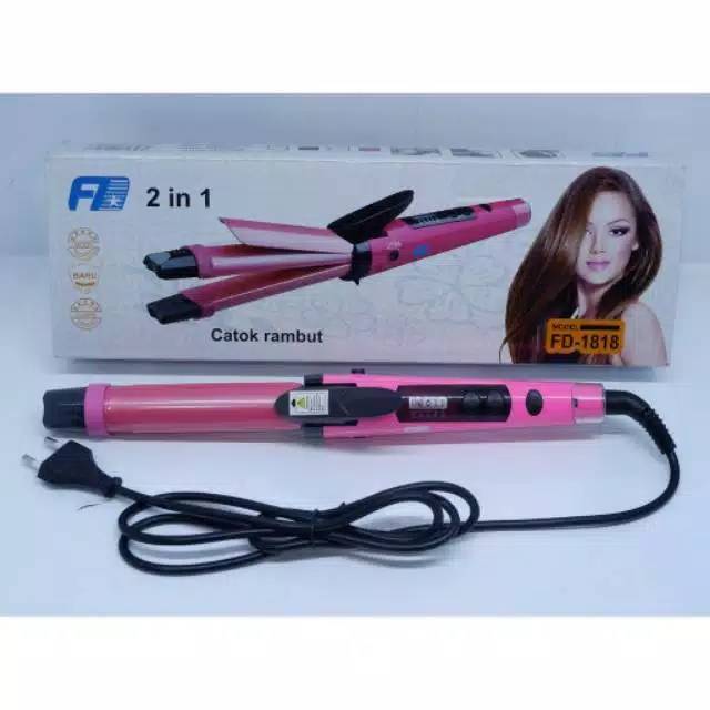 [BJ] Catok Rambut 2 In 1 FD 1818