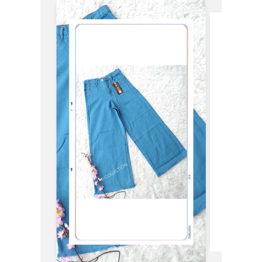 jeans washed jeans wanita kulot high waist pria boyfriend wanita kulot high waist anak perempuan ana