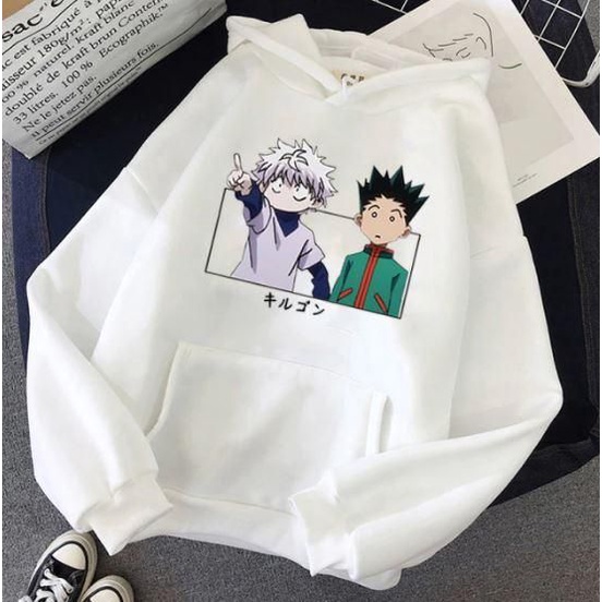 Sweater HUNTER x HUNTER Oblong / Hoodie KILLUA &amp; GON COLOR Jumper