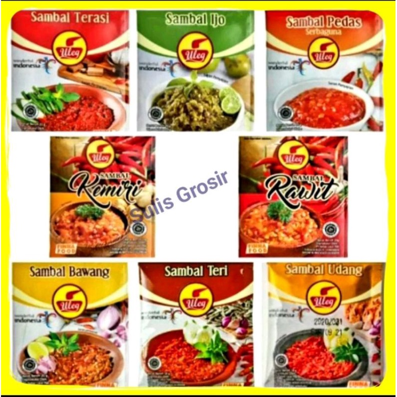 

1 pak sambal uleg finna 10 sachet all varian