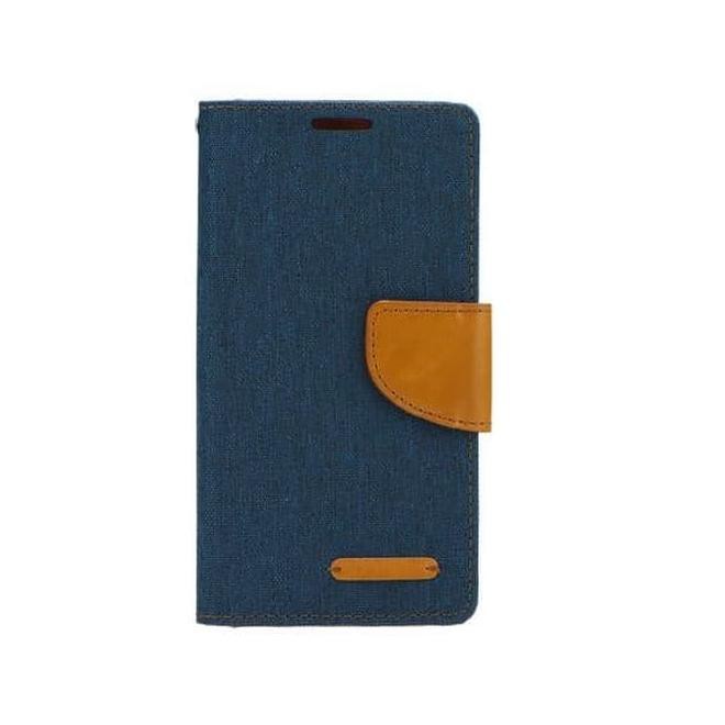 Update Terkini ➠ Vivo Y91C Flip Cover Case Canvas Dompet Buka Tutup ✸