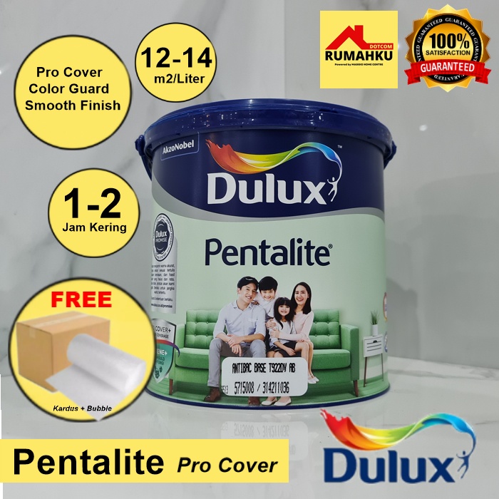 CAT TEMBOK INTERIOR - CAT TEMBOK DULUX - CAT DINDING PENTALITE 2,5L - DULUX