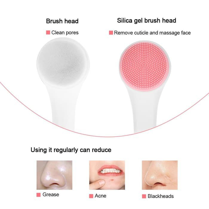 SILIKON PEMBERSIH WAJAH WASH FACE / CLEANSING SILICONE GAGANG/ PORE BRUSH