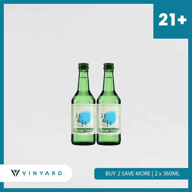 BUY 2 SAVE MORE Soju Cham Joeun Lime 360 ml ( 2 Botol )