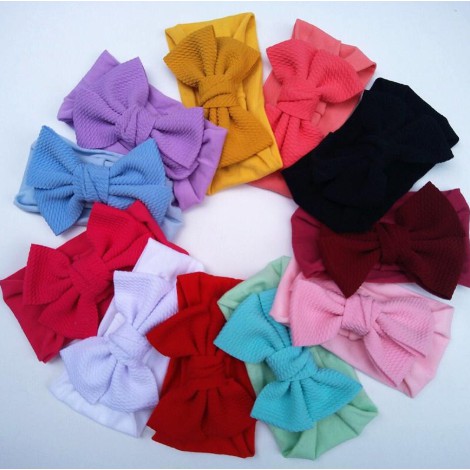 [1KG 81PCS] Babyland Turban Anak / Turban Ikat Simpul / Turban Bayi / Bando Anak / Bando Bayi