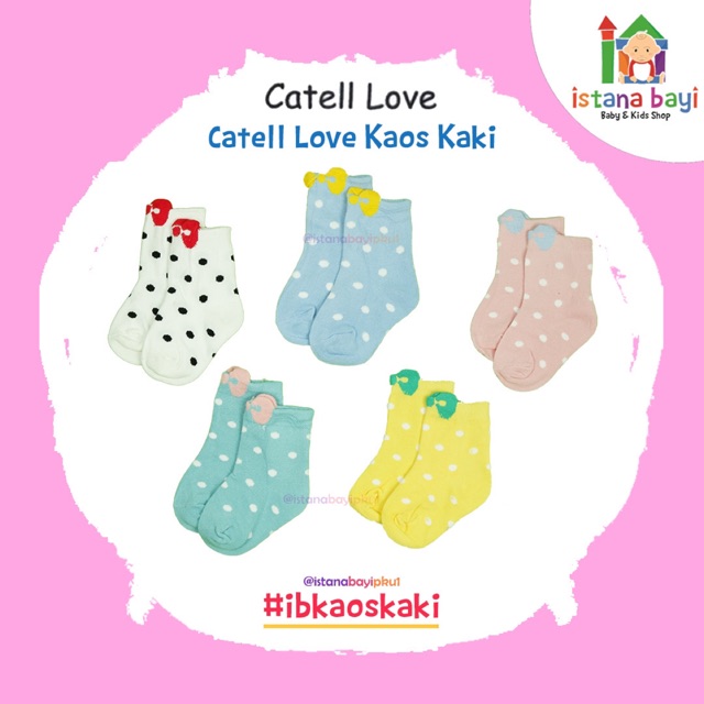 Catell Love Kaos kaki anak - kaos kaki anak murah CL210416