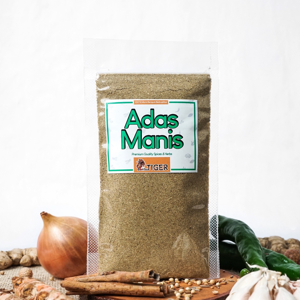 

ADAS MANIS BUBUK - AAnise Seed Powder / Murni Asli / Bumbu Tiger