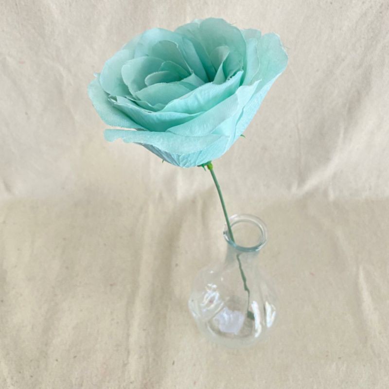 Bunga Artificial Rose Italy X1 (satuan) Bunga Artificial/Bunga Plastik/Bunga Dekorasi/Pernikahan-Tosca
