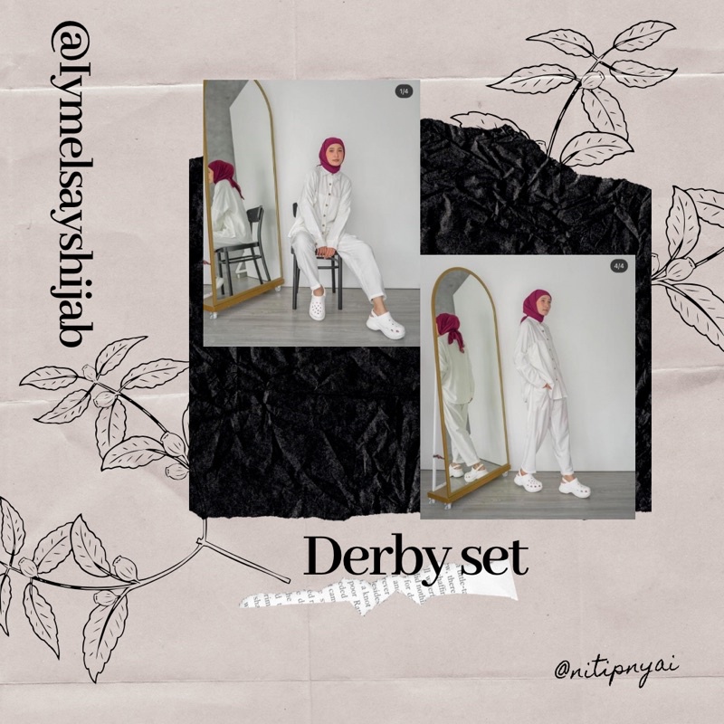 DERBY SET by IYMELSAYSHIJAB IYMEL SAYS HIJAB ISH