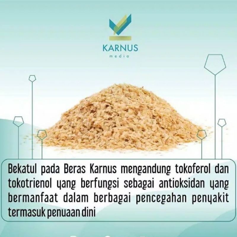 Beras Karnus 500gram Beras Bekatul Obat Diabetes Kolesterol Herbal Organik