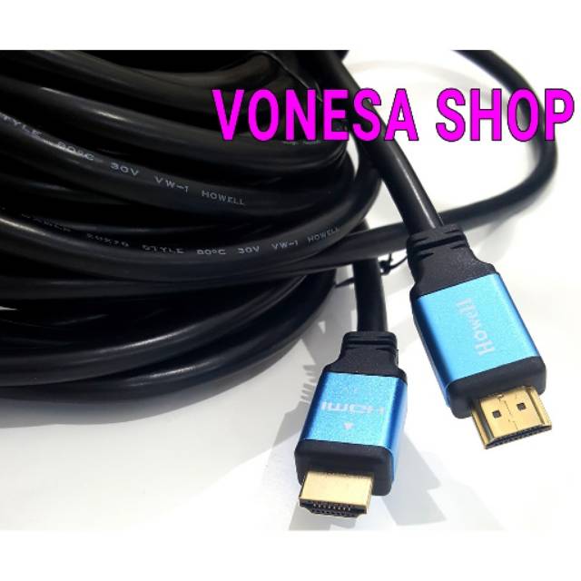 Kabel Hdmi 15m Howell male male versi 1.4 high quality