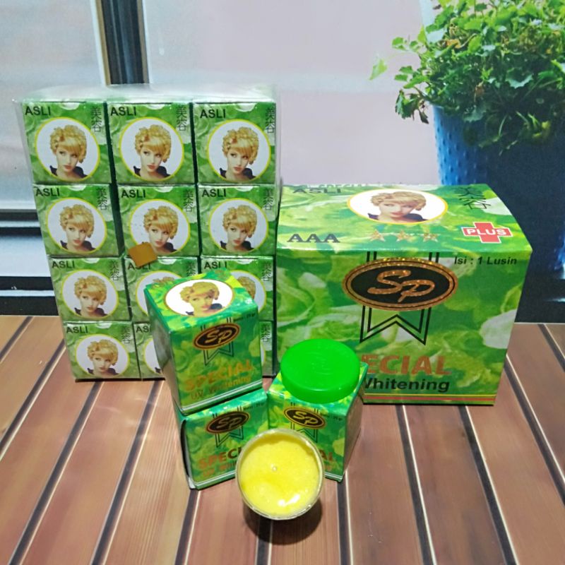 Cream Sp hijau Asli // Krim Sp hijau Asli (12pcs)