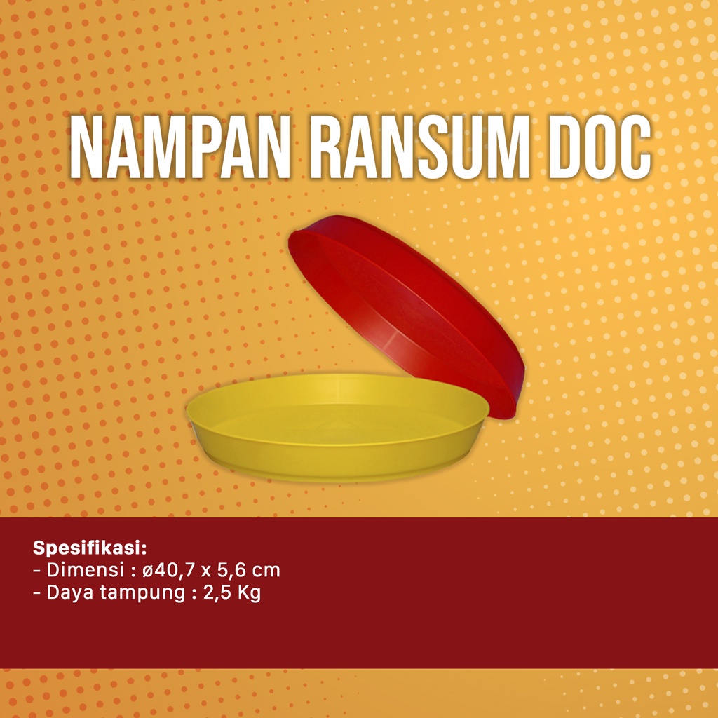 NAMPAN RANSUM DOC / Tempat Pakan Ayam DOC