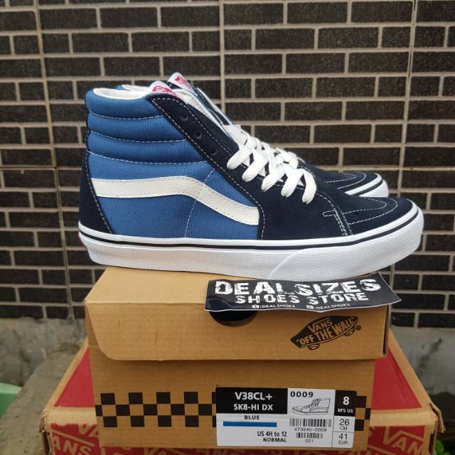 ( IL ) Sepatu Japan Market Vans Sk8 HI Classic Navy Blue