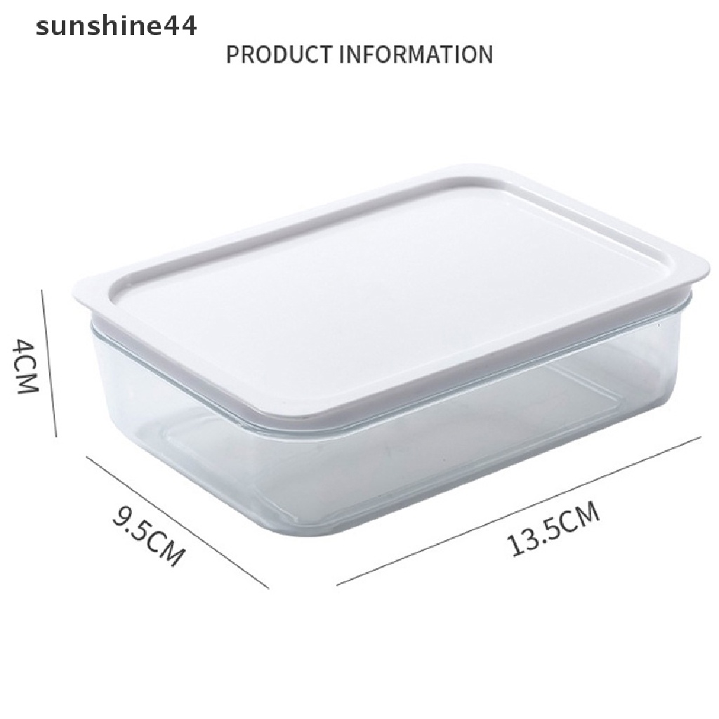 Sunshine Kotak Makan Siang Organizer Buah / Daging Tetap Segar Untuk Kulkas