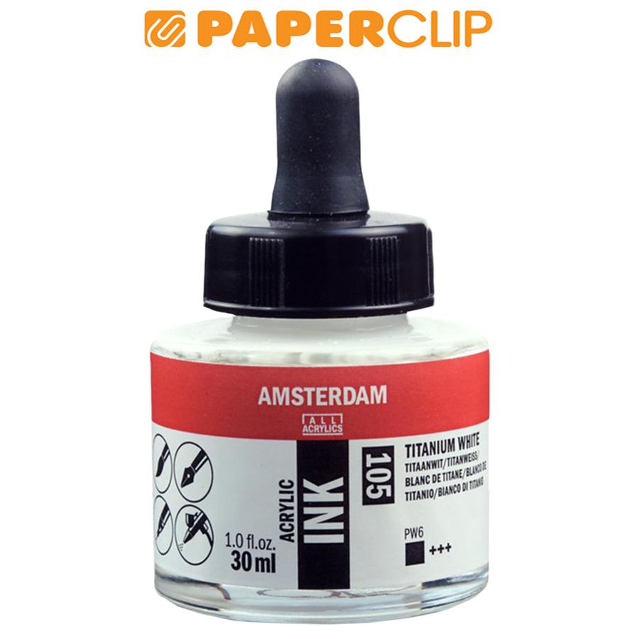 

CAT ACRYLIC AMSTERDAM 17201050AAC INK 30ML TITANIUM WHITE