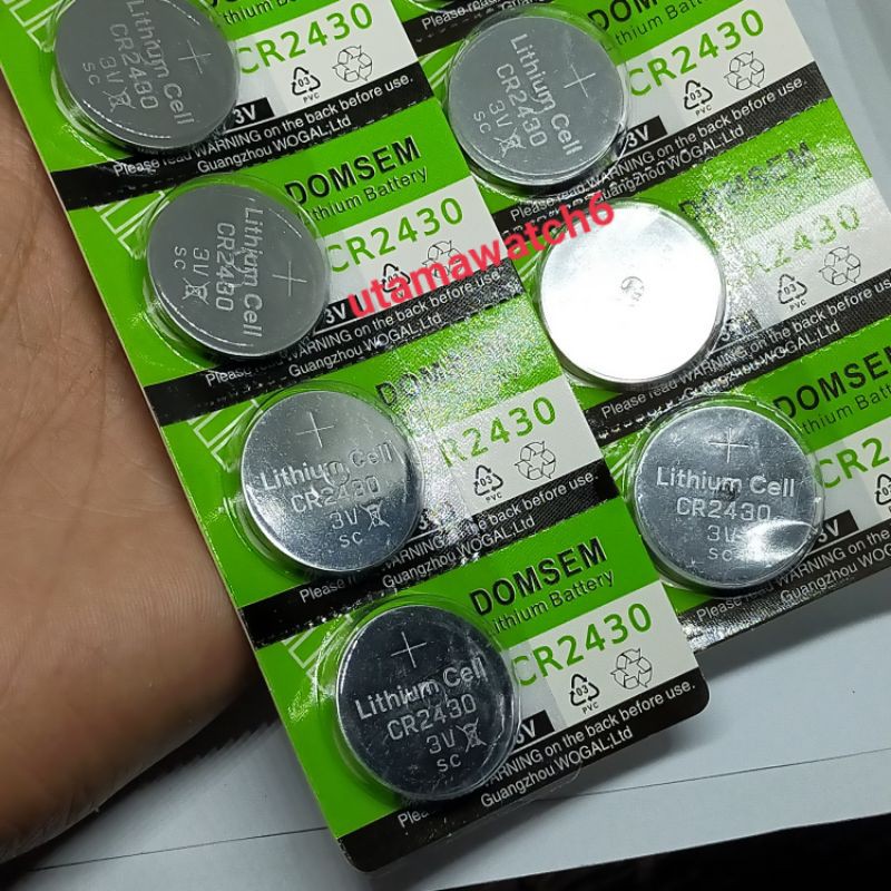 Baterai Jam Tangan CR 2430 Lithium watch baterai