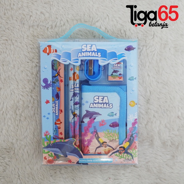 365 STATIONERY SET #41017 Buku &amp; Alat Tulis Anak / Karakter Fancy Gambar Lucu