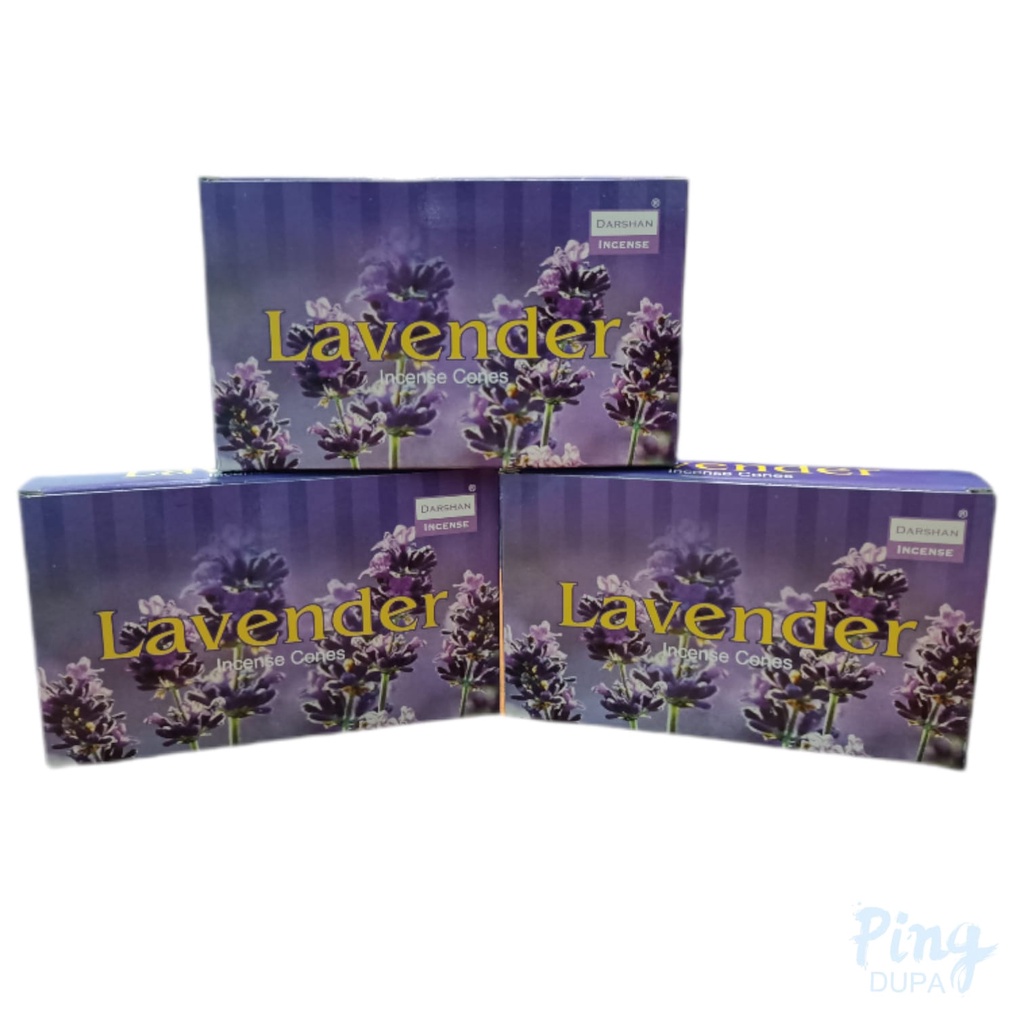 Dupa Tumpeng Lavender Cone Isi 10 Pcs By Darshan India