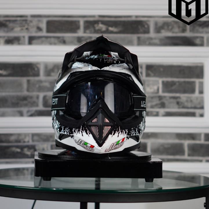 Oke Price.. HELM CROSS MOTOR TRAIL JPN MONSA SNI PREMIUM MOTIF SPIDER