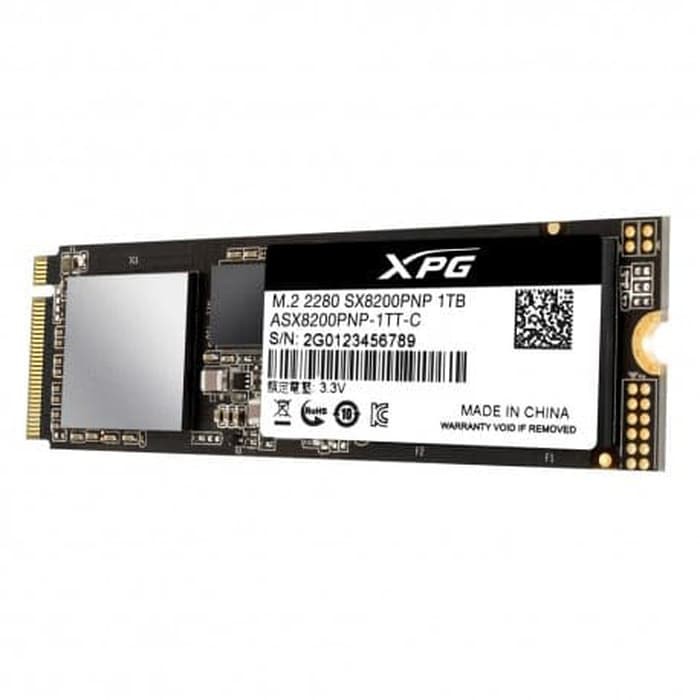 SSD Adata SX8200 Pro 1TB M.2 PCIe NVMe 1.3 Gen3x4 SX8200Pro