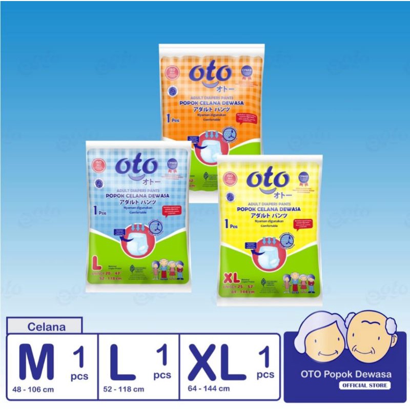 OTO Diapers Adult / Popok Dewasa model Pants/ Celana