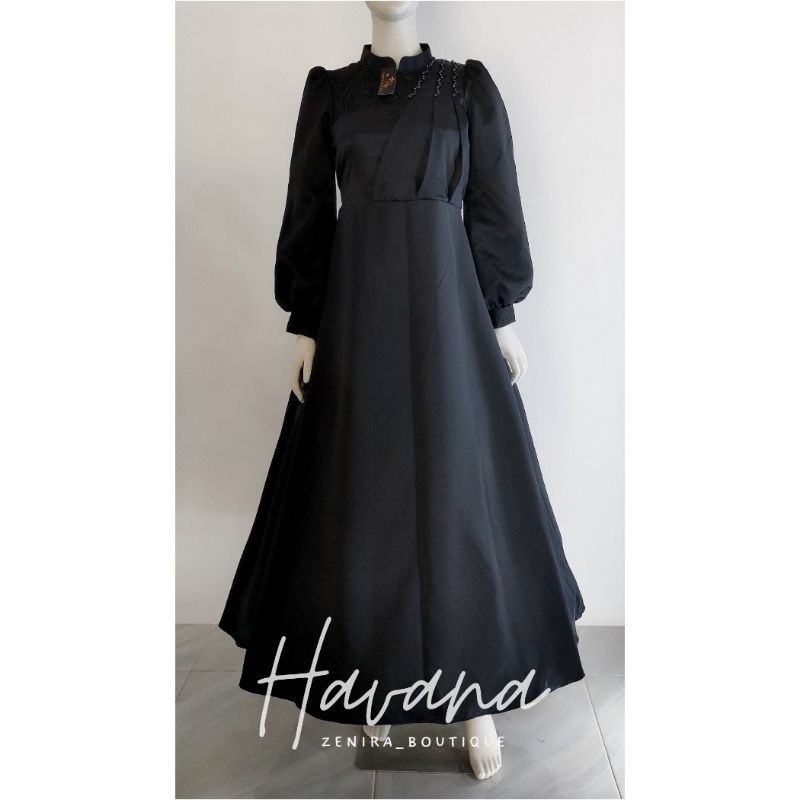 HAVANA DRESS draperi berpayet / baju pesta kondangan / lamaran couple / gaun wisuda