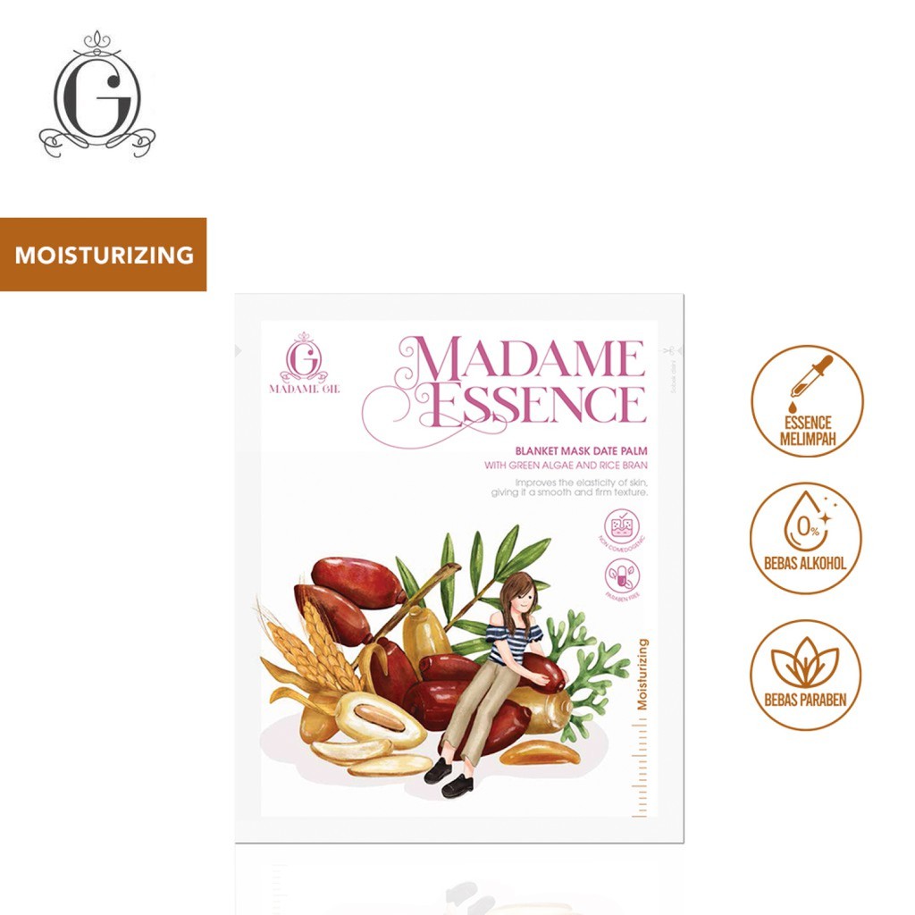 ⭐️ Beauty Expert ⭐️ MADAME GIE Essence Blanket Mask Per Sachet - Skincare Masker