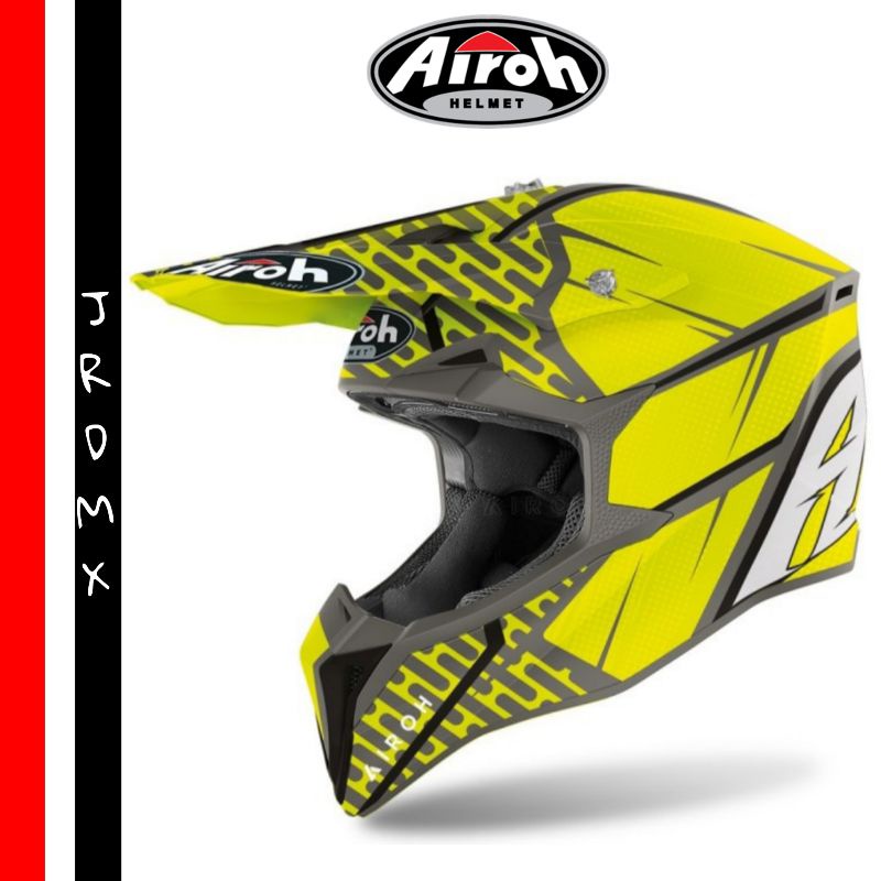 AIROH WRAAP IDOL ANTHRACITE MATT HELM MOTOCROSS AIROH WRAAP ORIGINAL