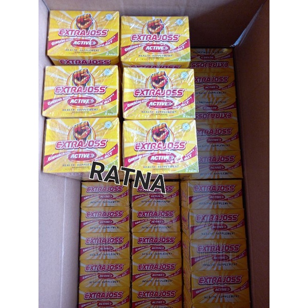 

EXTRAJOSS/ EXTRA JOSS ENERGY DRINK ( 1 Kotak isi 12 Sachet)