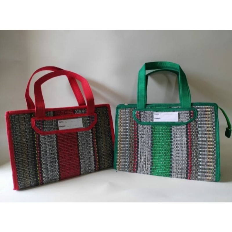 tas bowo/tas belanja/tas anyam tikar