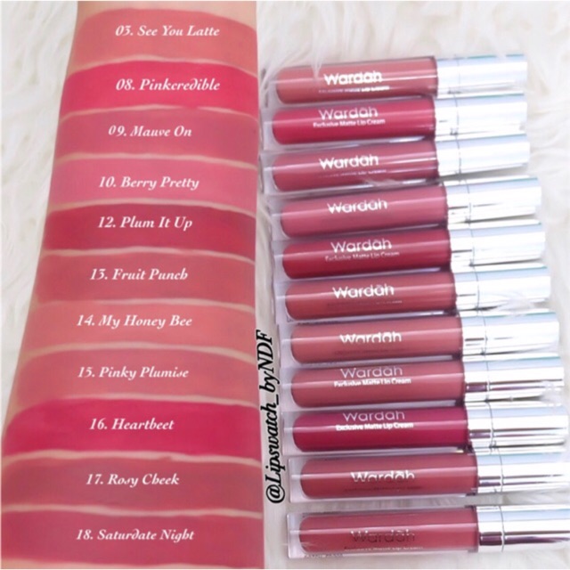 TERMURAH WARDAH READY 1 18 Wardah Exclusive Matte Lip 