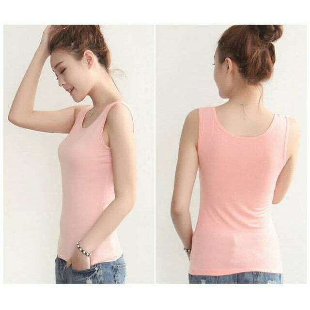 Tanktop Wanita Polos Tali Besar Murah