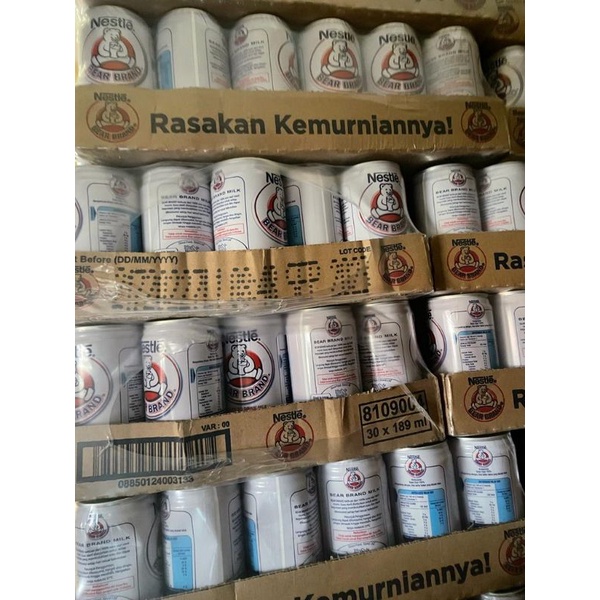 

susu beruang bear brand 189ml kaleng
