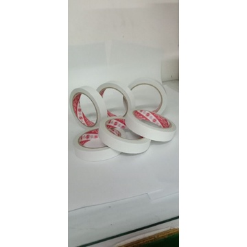 

DOUBLE TAPE LUCKY TAPE 20mm x 15 yard | Double Tip Kualitas Bagus