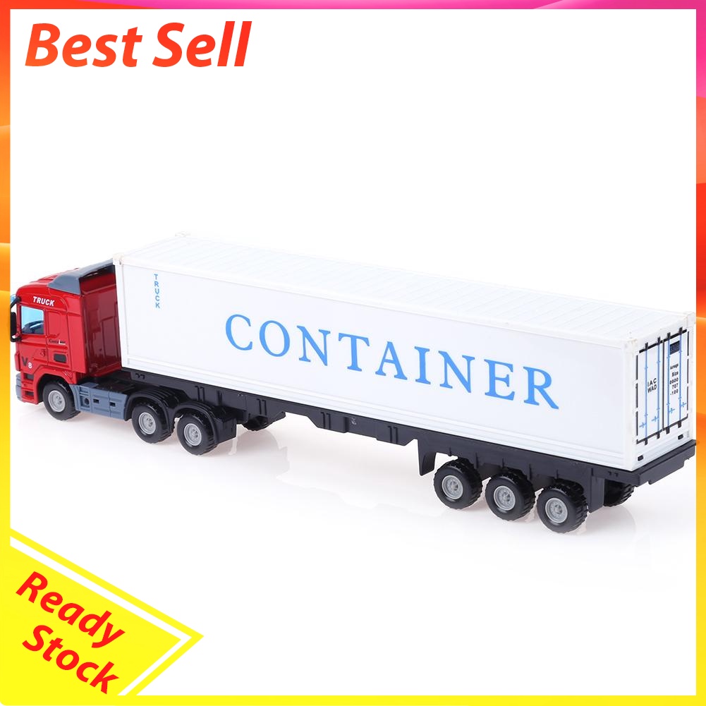 1:43 Alloy Construction Vehicle Model Simulation Container Truck Model Toy