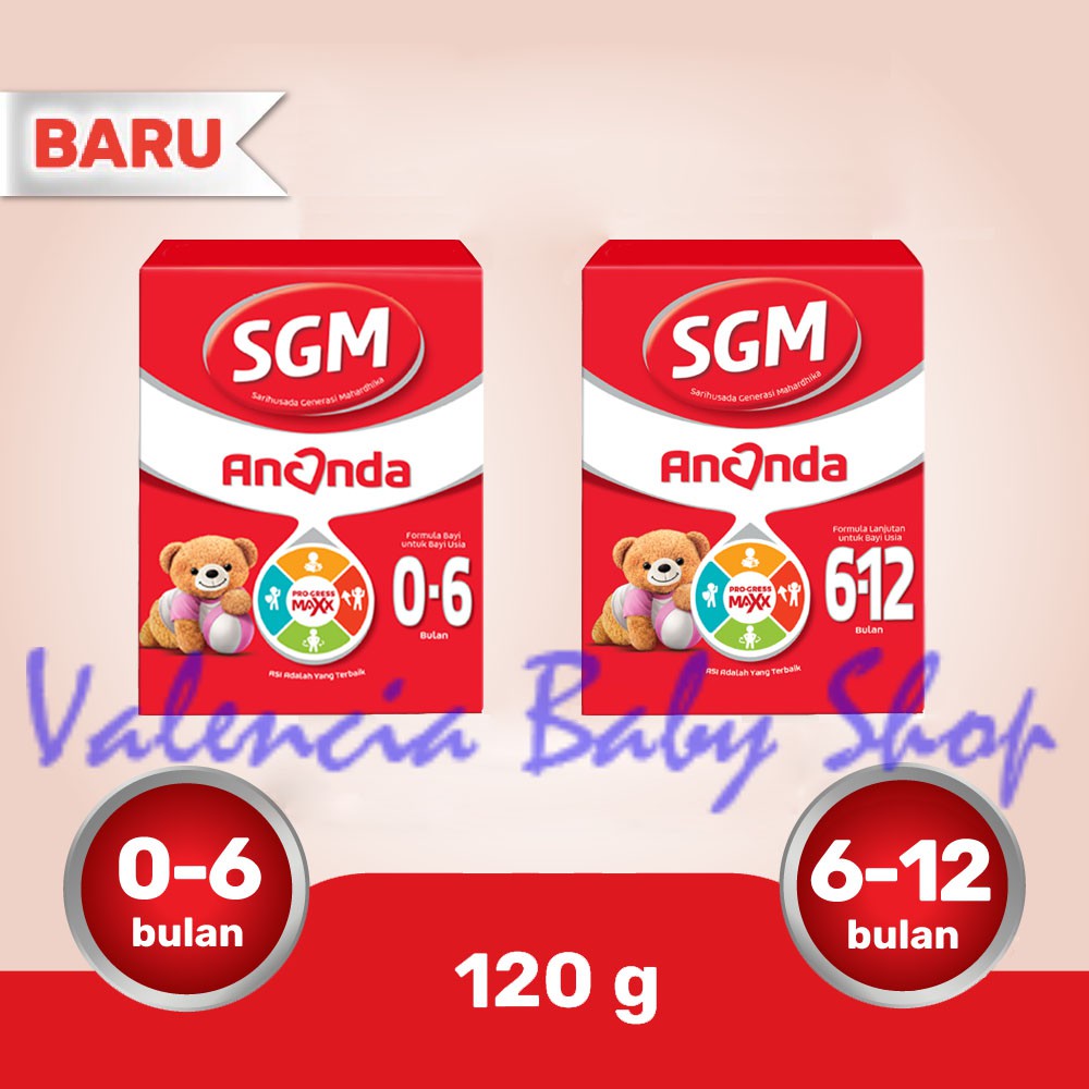 SGM ANANDA 0-6 BULAN / 6-12 BULAN 120GR