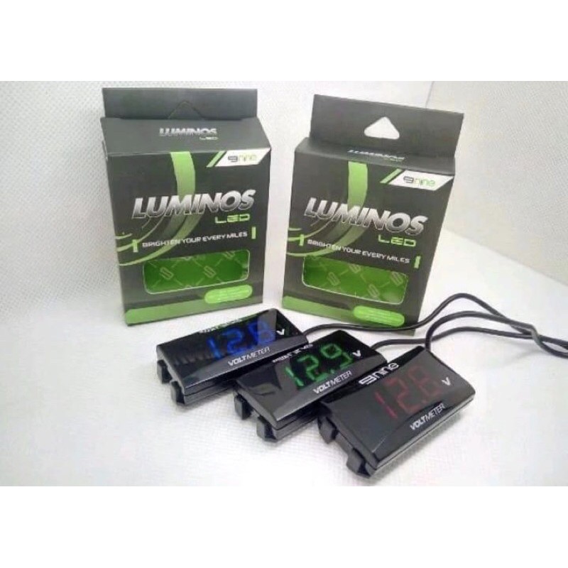 voltmeter volt meter luminos bagus murah baru beat scoopy vario mio universal motor