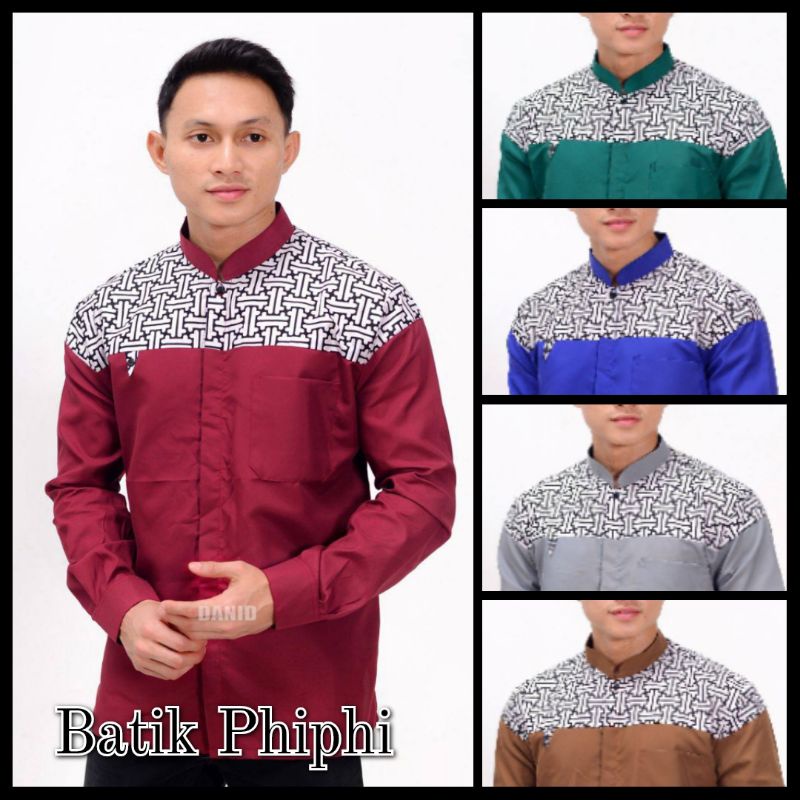 Baju koko pria lengan panjang