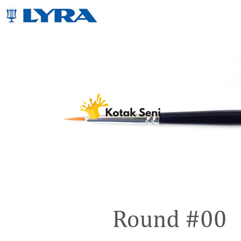 

Kuas Lyra Bulat 00 - Lyra Art Brush Round No.00 -Kuas Lukis Lyra -Lyra Taklon Art Brush Round No. 00