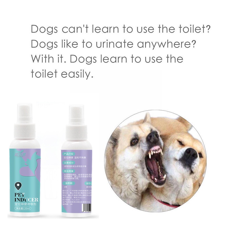 ★120ML★ Spray Melatih Pipis Anjing/Spray Semprot Latih Pipis Anak Anjing/Pet Dog Inducer Puppy Training Spray