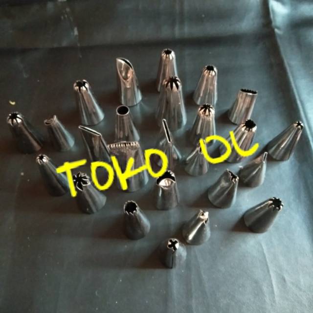 Cetakan kue dekorasi/cetakan kue sempit/cetakan kue semprit stainless