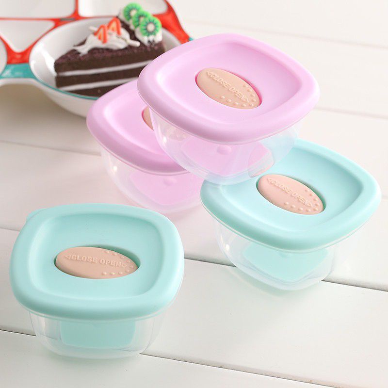 4 Pcs Food Container Baby 120ml jiayi Box penyimpanan MPASI bayi